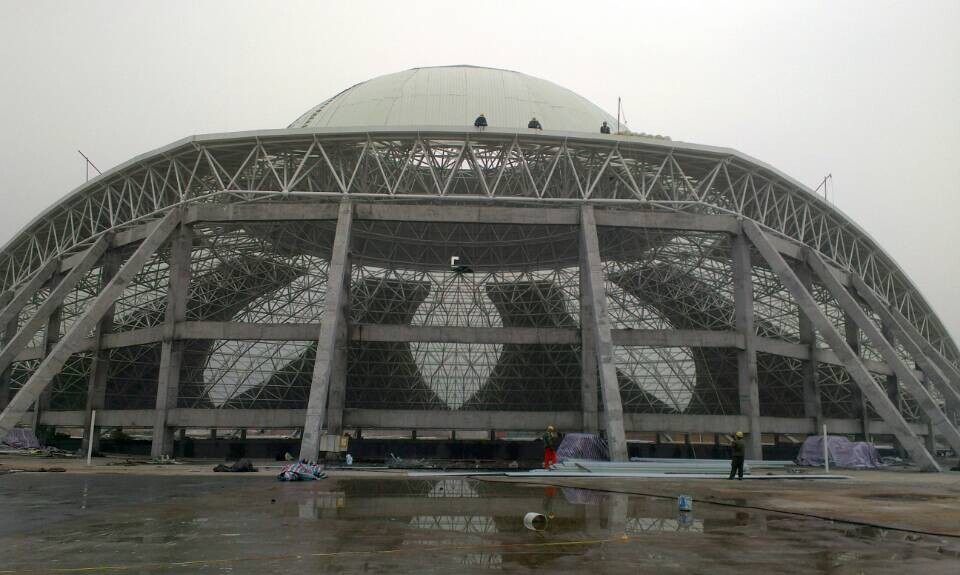 十堰温泉馆网架工程